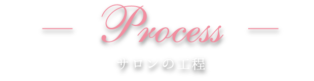 RomiRomi　サロンの工程